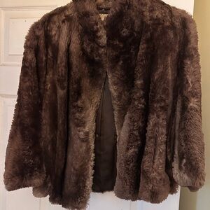 Luxurious Brown Beaver Fur Coat